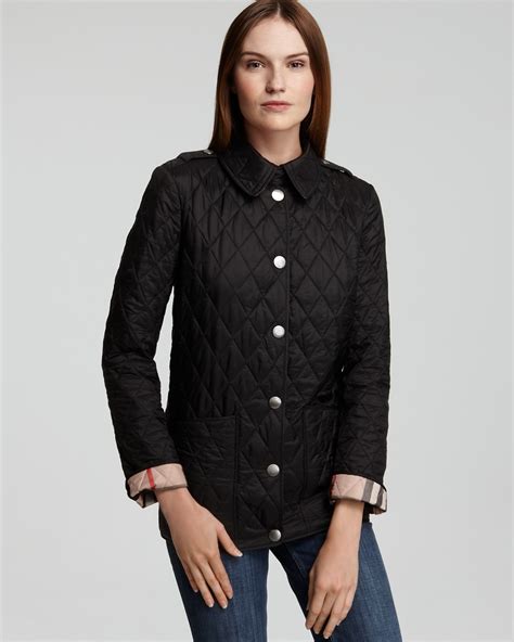 burberry long quilted coat womens|Burberry brit quilted lightweight coat.